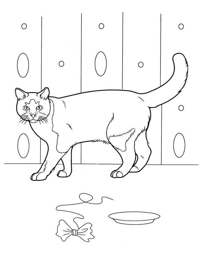 Раскраски 44 Котенка. Распечатать раскраски из мультика