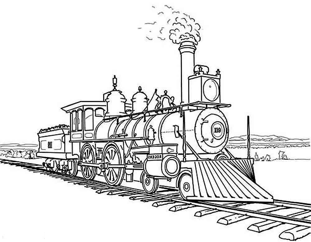 Иллюстрация поезда с вагонами для детей (37 фото)