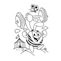 Раскраска Крош raskraska-krosh34