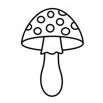 Раскраска мухомор raskraska-muhomor34