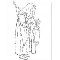 Раскраска лук и стрелы raskraska-luk-i-streli23