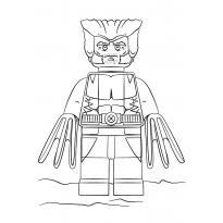 Раскраска Росомаха raskraska-rosomaha2