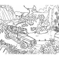 Раскраска парк raskraska-park19