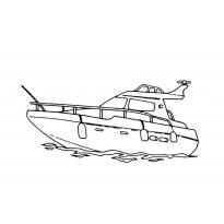 Раскраска катер raskraska-kater23