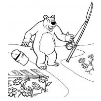 Раскраска удочка raskraska-udochka27