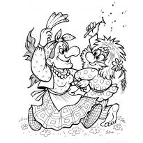 Раскраска Леший raskraska-leshii5