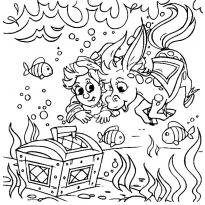 Раскраска морское дно raskraska-morskoe-dno1