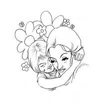 Раскраска мама raskraska-mama30