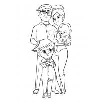 Раскраска папа raskraska-papa74