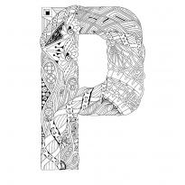 Раскраска антистресс буквы raskraska-atnistress-bukvi12