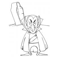 Раскраска Дракула raskraska-drakula16