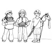 Раскраска моряк raskraska-moryak11