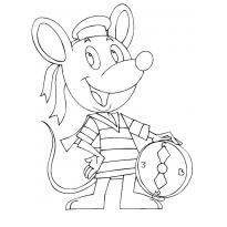 Раскраска моряк raskraska-moryak14