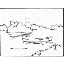 Раскраска закат raskraska-zakat2