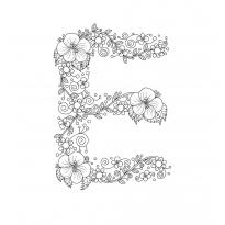 Раскраска буква Е raskraska-bukva-e53