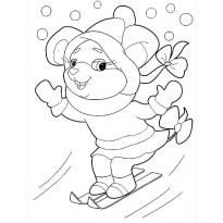 Раскраска с Крысами на Новый 2020 год raskraska-s-kryisami-novyij-2020-god-27