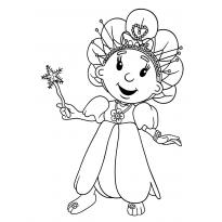 Раскраска феи raskraska-fei-115