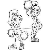 Раскраски Братц raskraski-bratz6