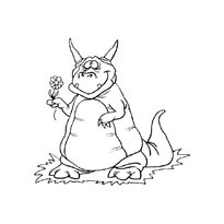 Раскраска дракон raskraska-drakon11