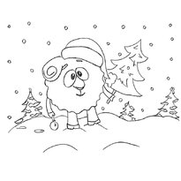 Раскраски Смешарики raskraski-smeshariki6