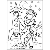 Раскраска Незнайка и его друзья raskraska-neznaika9