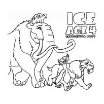 Раскраски Ледниковый период raskraski-lednikovii-period19