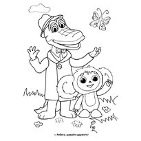 Раскраска чебурашка и крокодил гена raskraska-cheburashka-i-krokodil-gena14