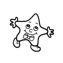 Раскраска звезда raskraska-zvezda16