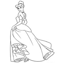 Раскраска Золушка raskraska-zolushka29