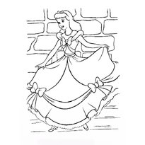 Раскраска Золушка raskraska-zolushka38