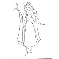 Раскраска Спящая красавица raskraska-spyashaya-krasavitsa5