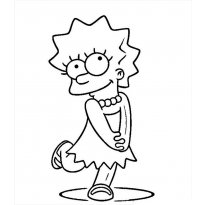 Раскраска Симпсоны raskraska-simpsoni3