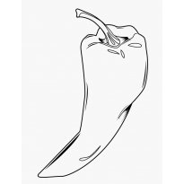 Раскраска перец raskraska-perec6