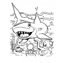 Раскраска подводный мир raskraska-podvodnii-mir24