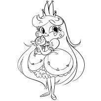 Раскраска Стар против сил зла raskraska-star-protiv-sil-zla13