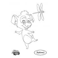 Раскраска Белка и Стрелка raskraska-belka-strelka5